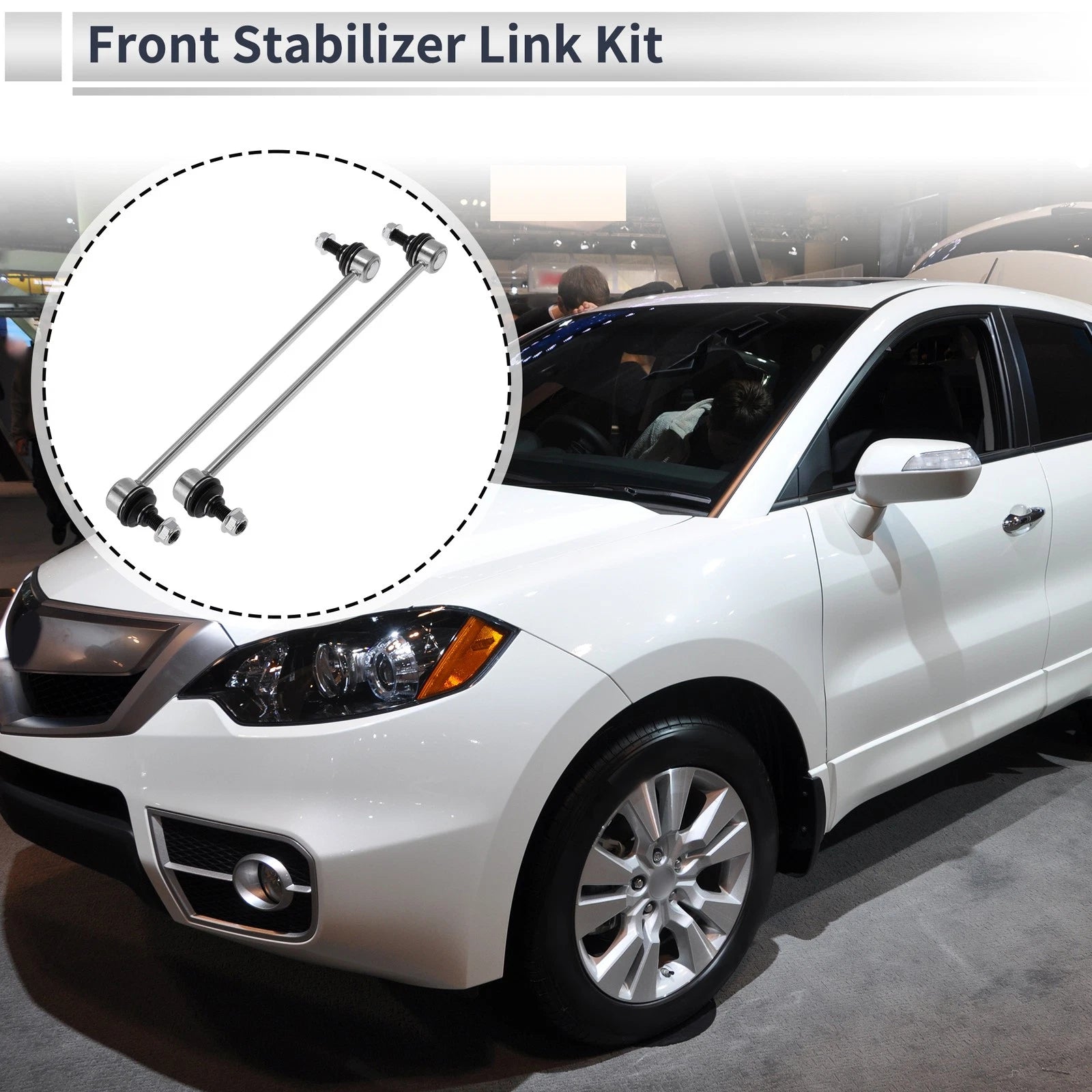Front Stabilizer Bar Links Replacement Without Bushing for Acura RDX (2007–2012)