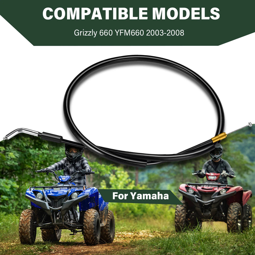 Starter Choke Cable for Yamaha Grizzly 660 YFM660 (2002–2008) 5KM-26331-10-00