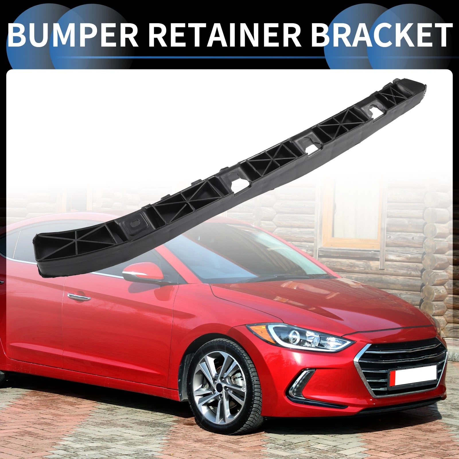 Left Rear Bumper Retainer Bracket Replacement for Hyundai Elantra (2011–2016)