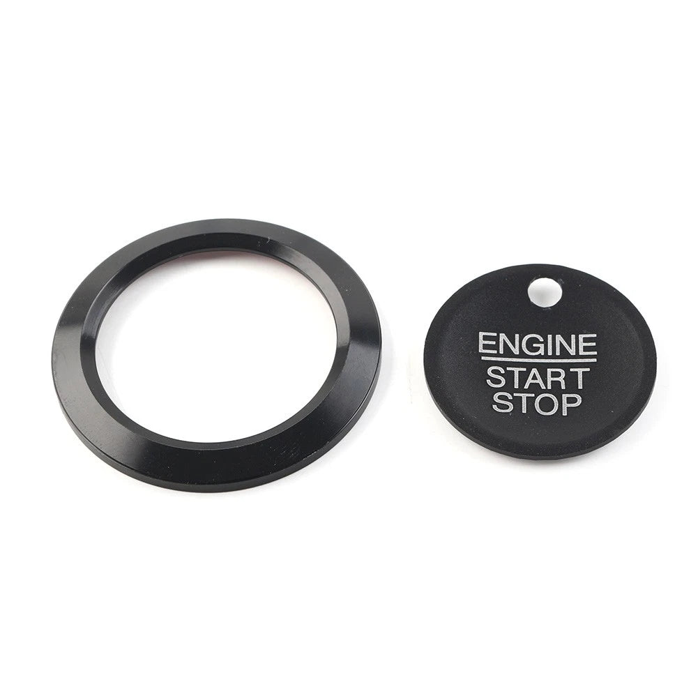 Engine Start Stop Switch Button Cover Trim for Ford F150 Raptor (2015–2020) Black