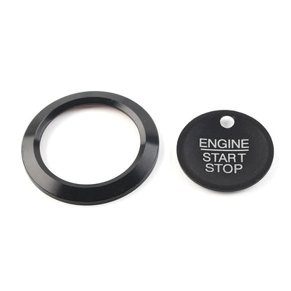 Engine Start Stop Switch Button Cover Trim for Ford F150 Raptor (2015–2020) Black