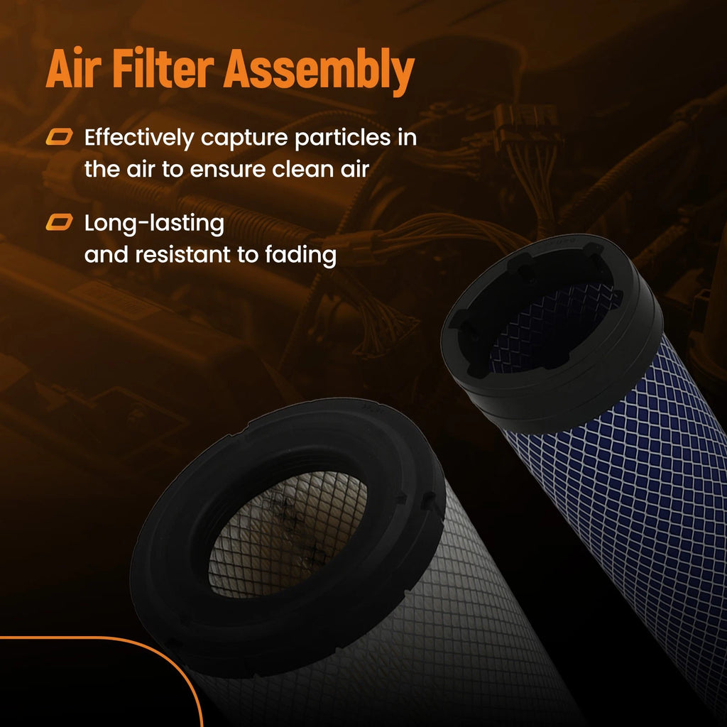 2X Engine Air Filter for Takeuchi TL140 119117-12560