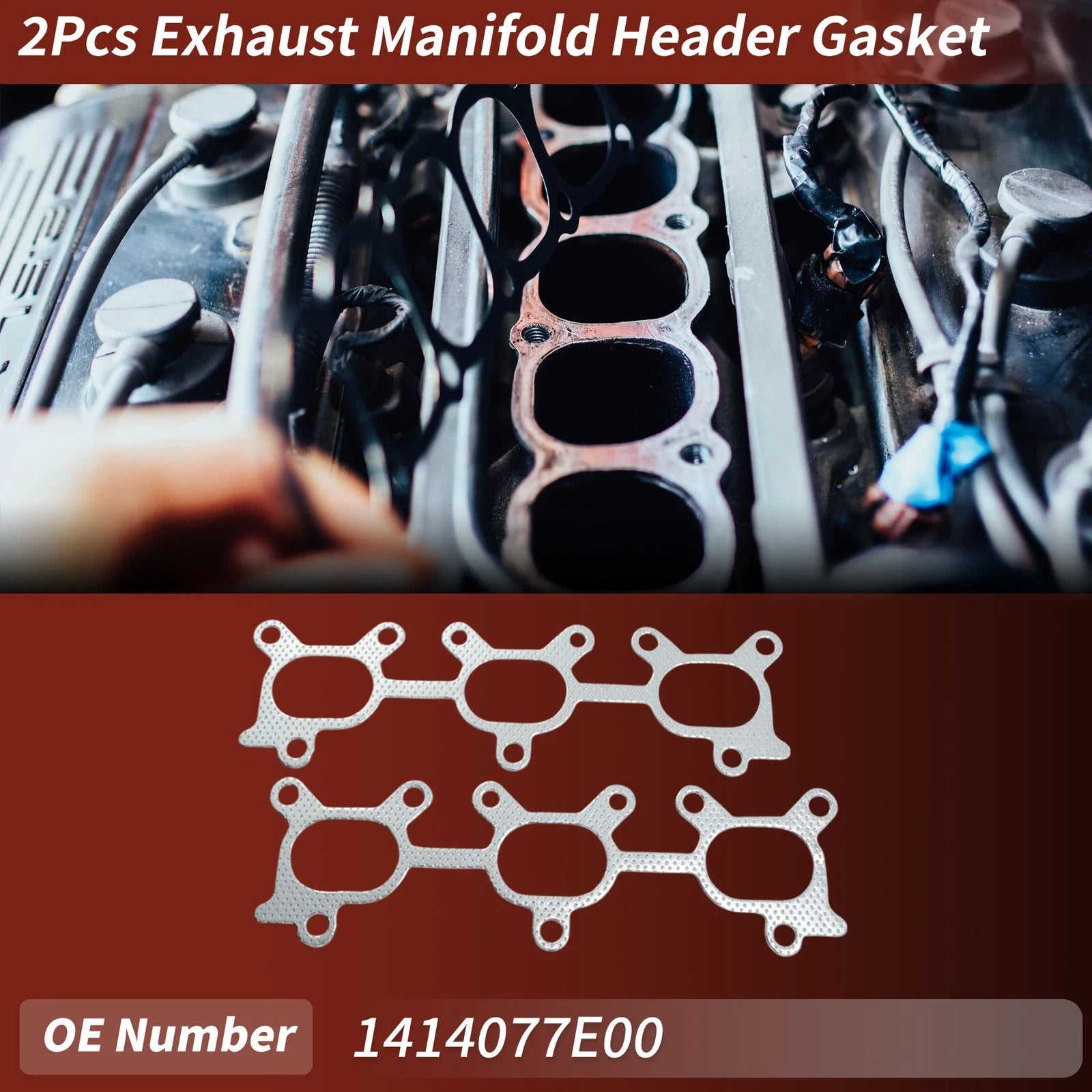 Exhaust Manifold Header Gasket for Chevrolet Tracker (2000–2002)