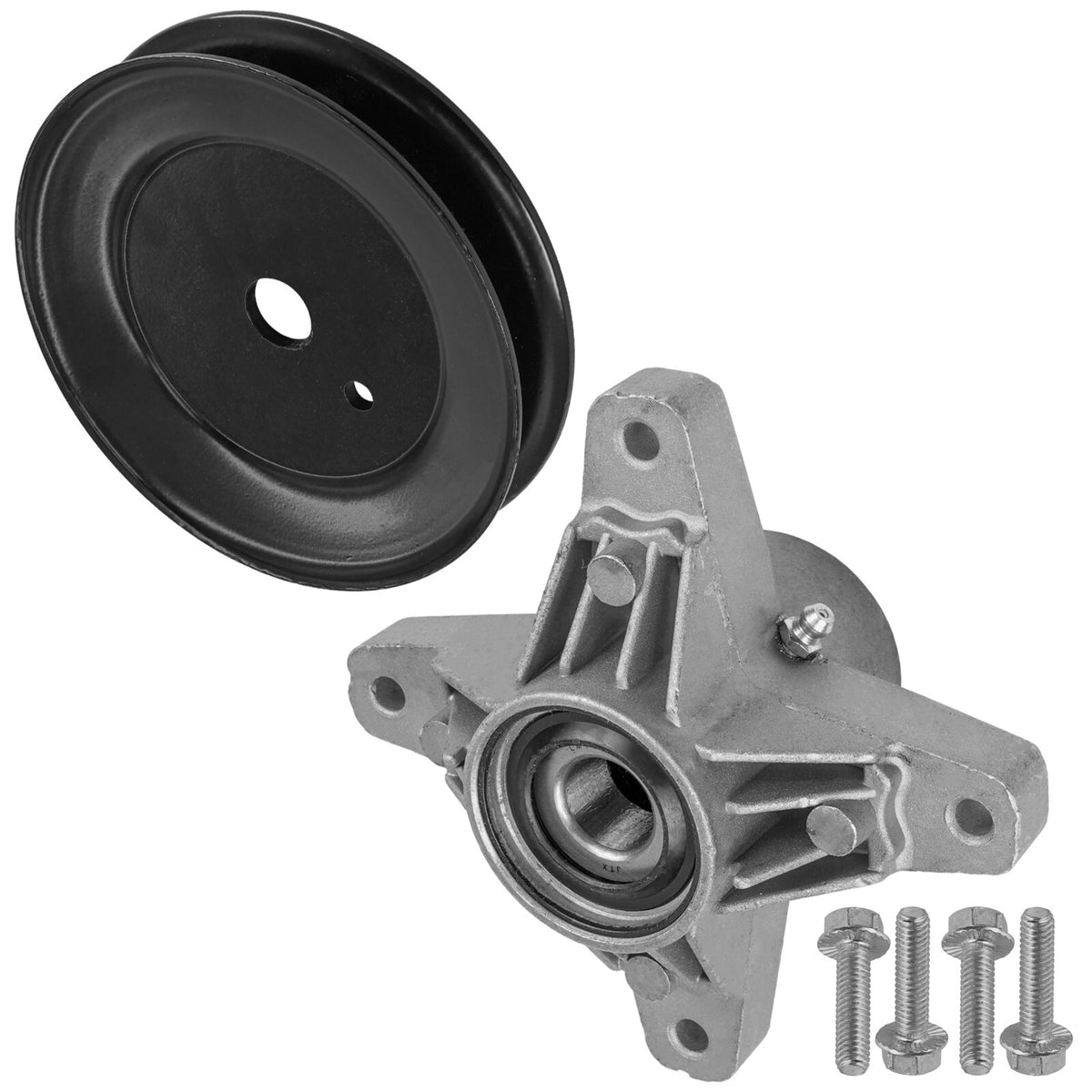 Deck Spindle and Pulley Replacement for Cub Cadet 1515 1517 1525 1527 (38")