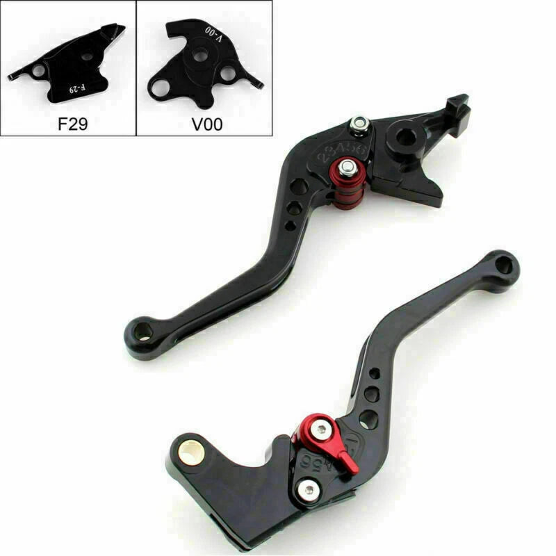 Short Brake Clutch Levers for Honda ST 1300 (2008–2012) T9 Black