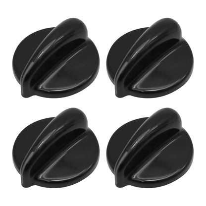 Set of 4 Replacement Gas Range Burner Control Knobs for GE Stoves (WB03T10236)