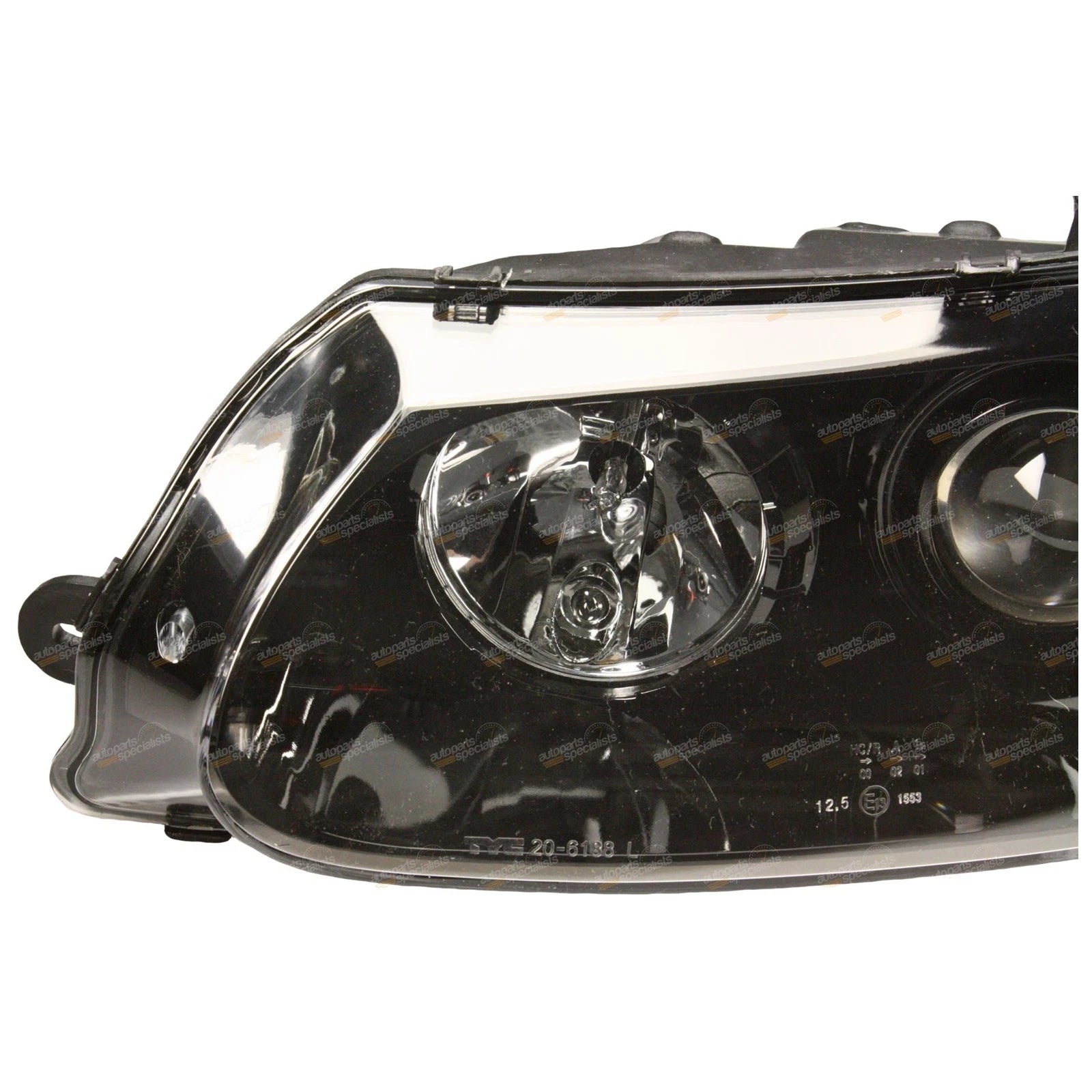 LH Black Altezza Projector Headlight for Holden Commodore (1997–2000)