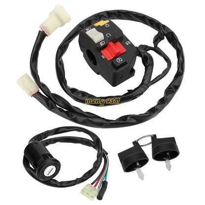 Handlebar Switch & Ignition Key Switch for Honda Sportrax 400 TRX400EX (1999–2004)