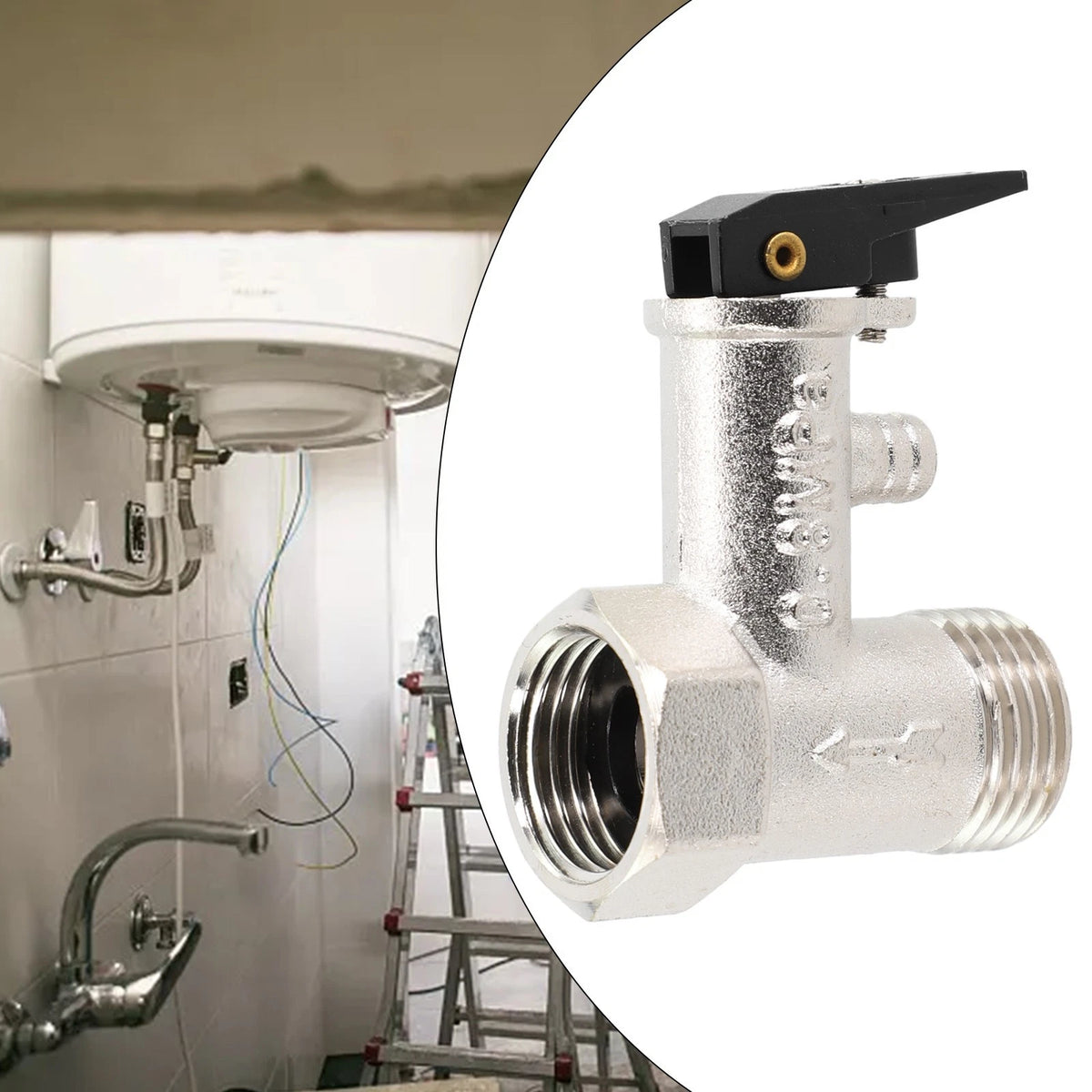 1/2 Inch Relief Valve for Various Applications (DN15)