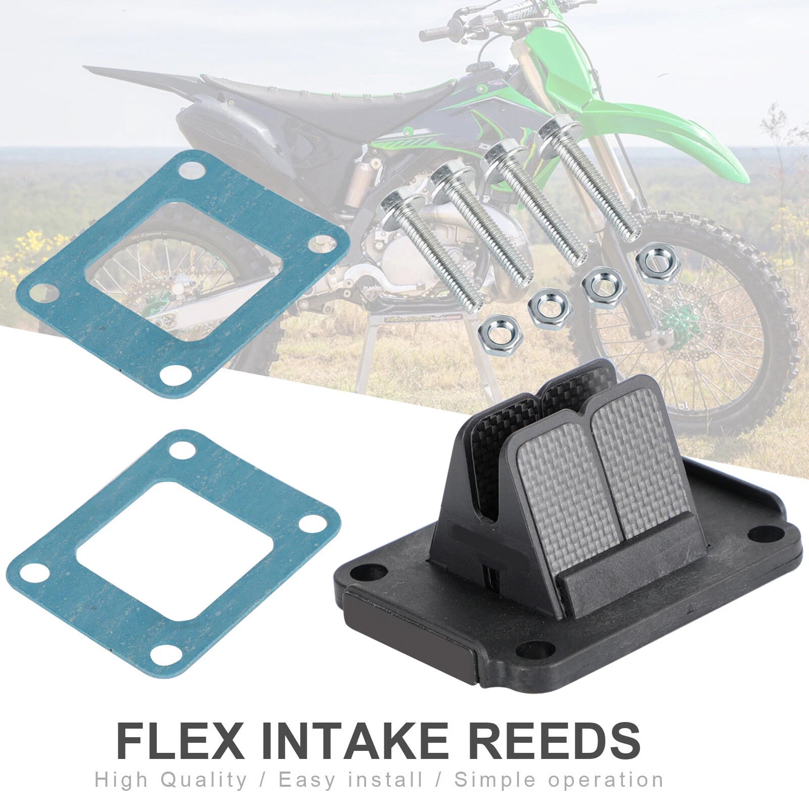 Reed Valve System for Kawasaki KX60 KX65 RM60 RM65 (Fits )
