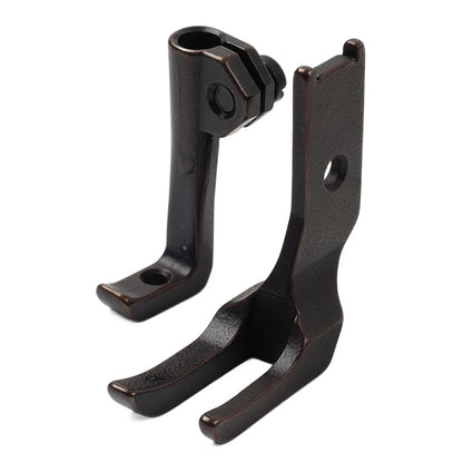 Double Toe Toothed Bottom Walking Feet for JUKI LU-562 LU-563 CONSEW 206RB+
