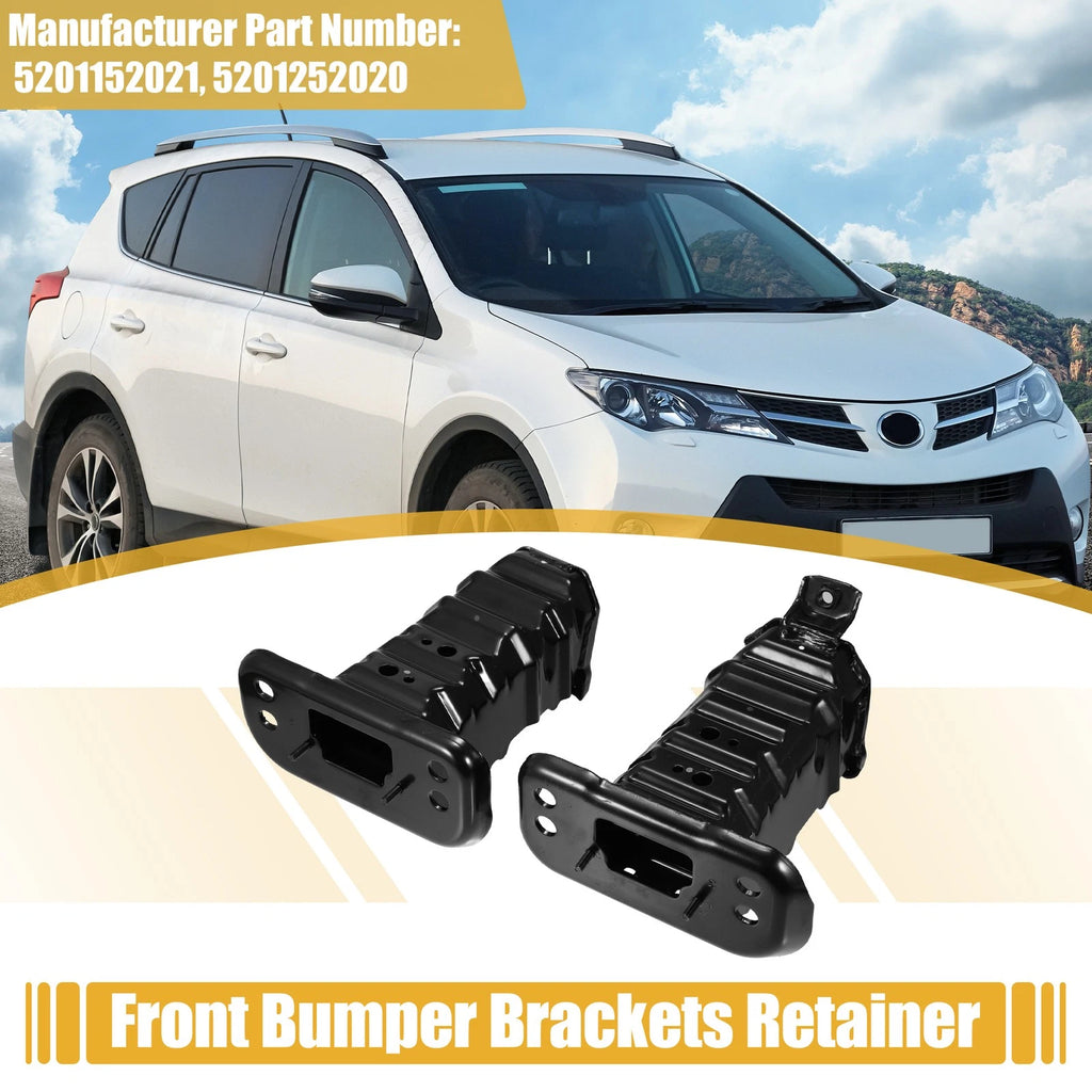 Bumper Brackets Front Left Right Pair for Toyota Yaris Base (2007–2012)