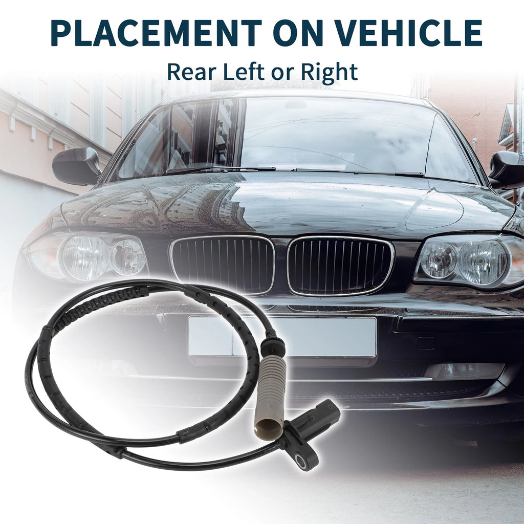 Rear Left ABS Wheel Speed Sensor Replacement for BMW 1 Series E81 (2005–2011)