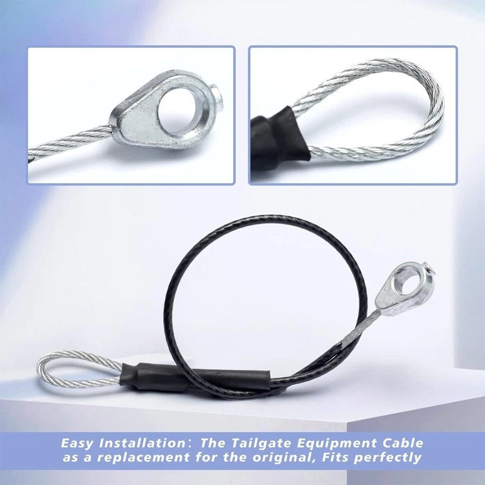 2Pcs Tailgate Cable Replacement for HPX615E HPX815E XUV865R XUV825E (2015–2023)