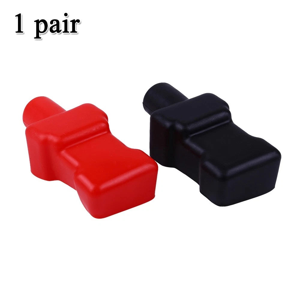 Set of 2 Battery Terminal Covers for Auto (Dustproof Replacement)