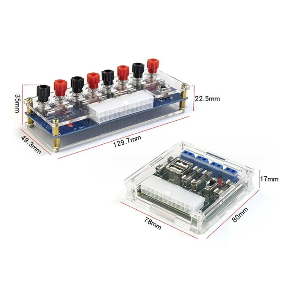24PIN ATX Adapter Board XHM229 HUM28W for Desktop System