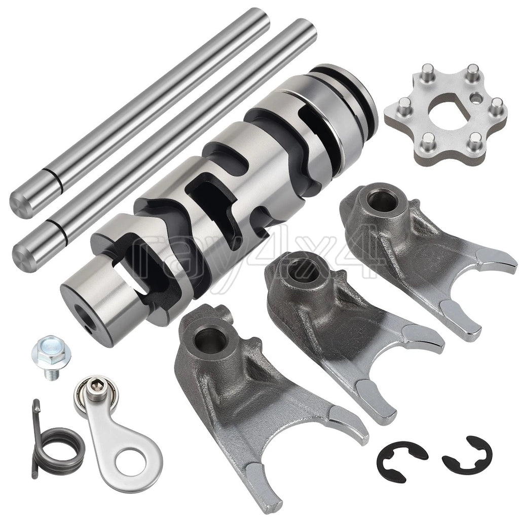 Transmission Gearbox Shift Drum & Forks & Guide Bars for Yamaha Banshee 350 (1987–2006)