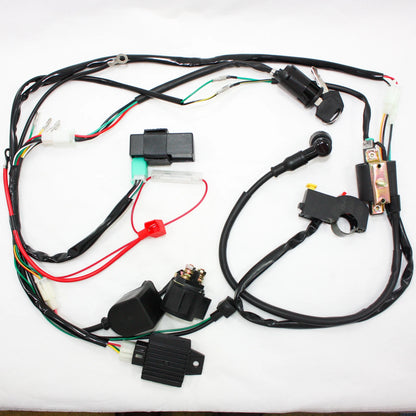 Electric Start Engine Wiring Harness Loom for Quad Bike ATV Buggy (110-125cc)