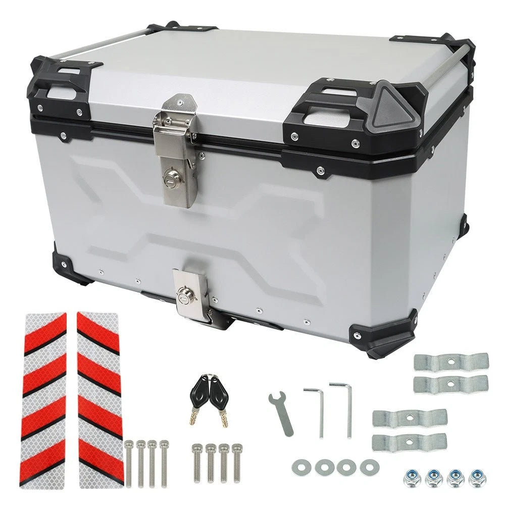 65L Waterproof Motorcycle Top Case Tail Box for Scooter