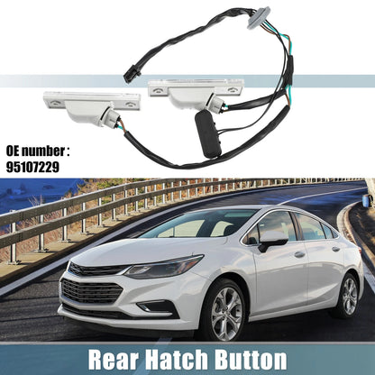 Liftgate Switch Trunk Release Handle with License Plate Lamp for Chevrolet Cruze (2011–2015)