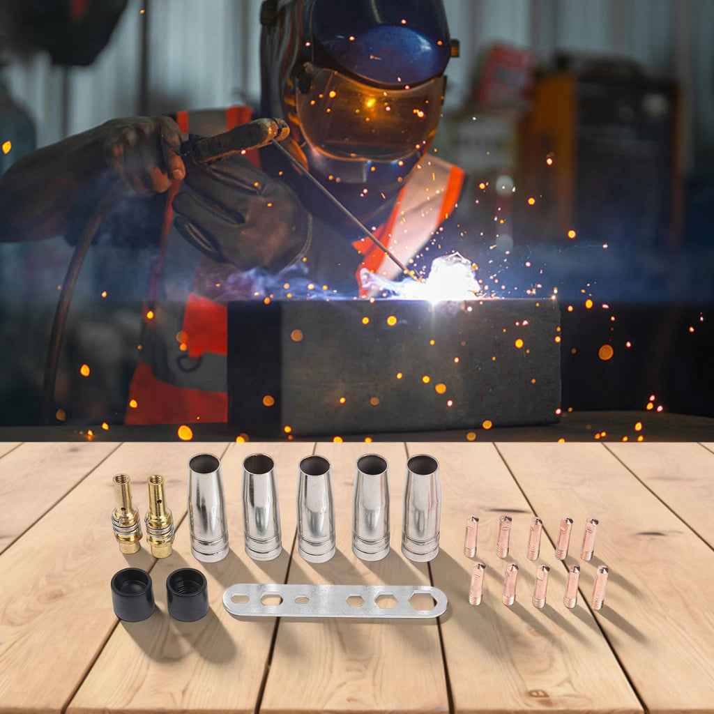 22PCS MIG MAG Welding Accessory Set for 0.6mm Tips
