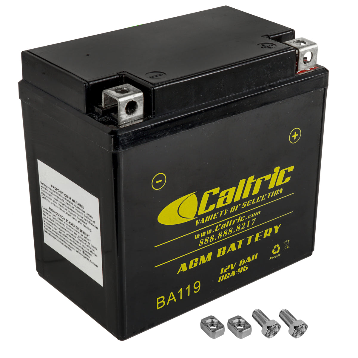 Caltric AGM Battery Replacement for Honda TRX450R TRX450ER (2006–2013)