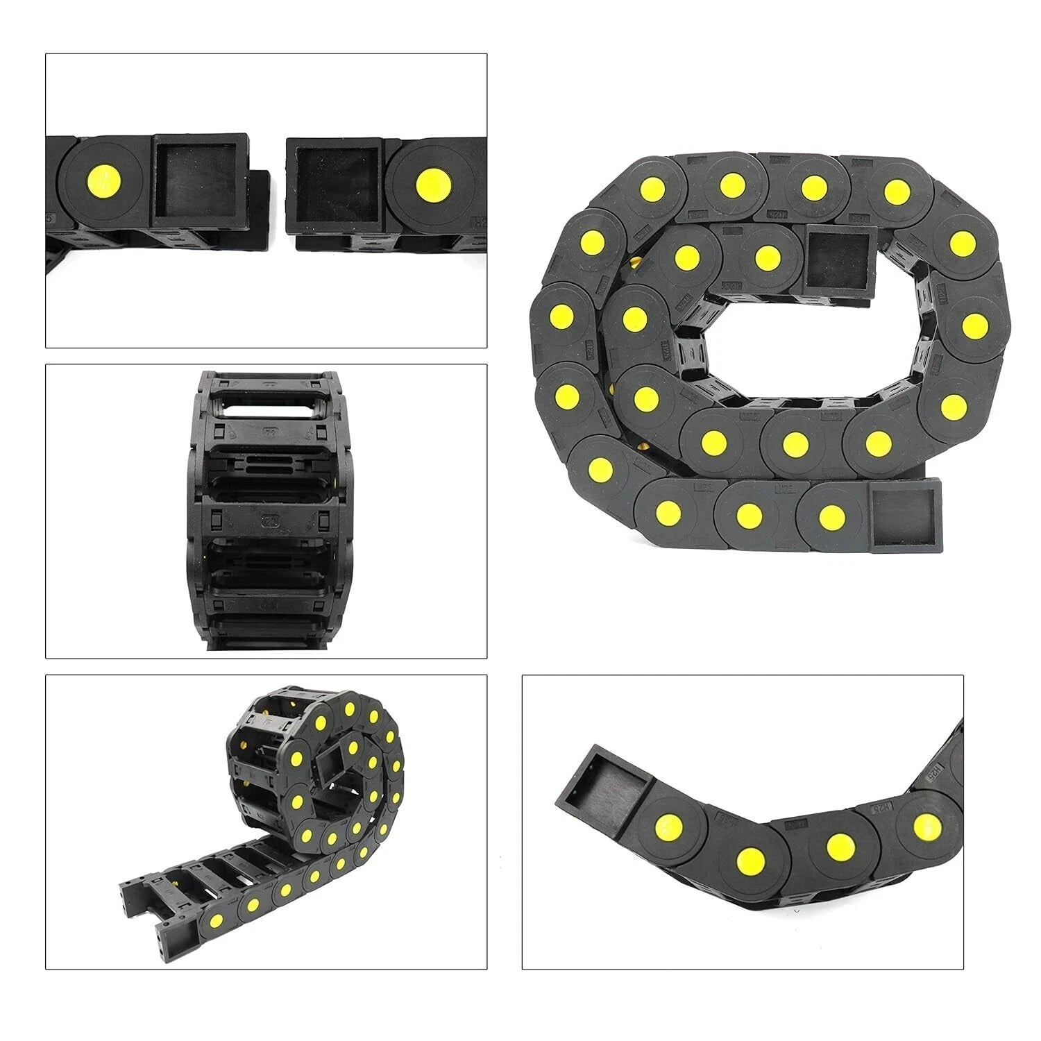 Open Type Cable Drag Chain Wire Carrier for R55 CNC 3D Printer (39"x0.98"x3")