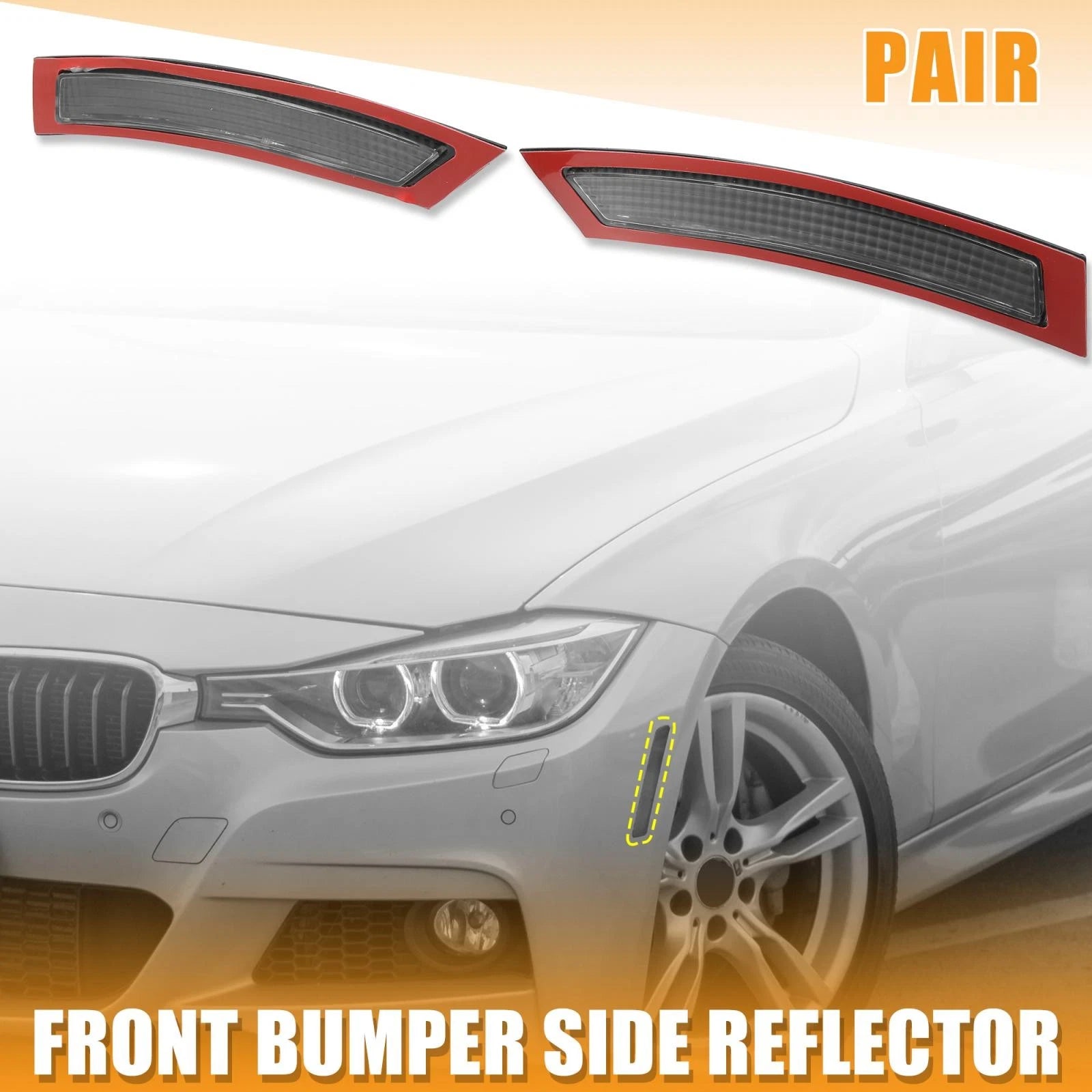 Front Bumper Reflector Side Marker Replacement for BMW E92 E93 (2007–2012)