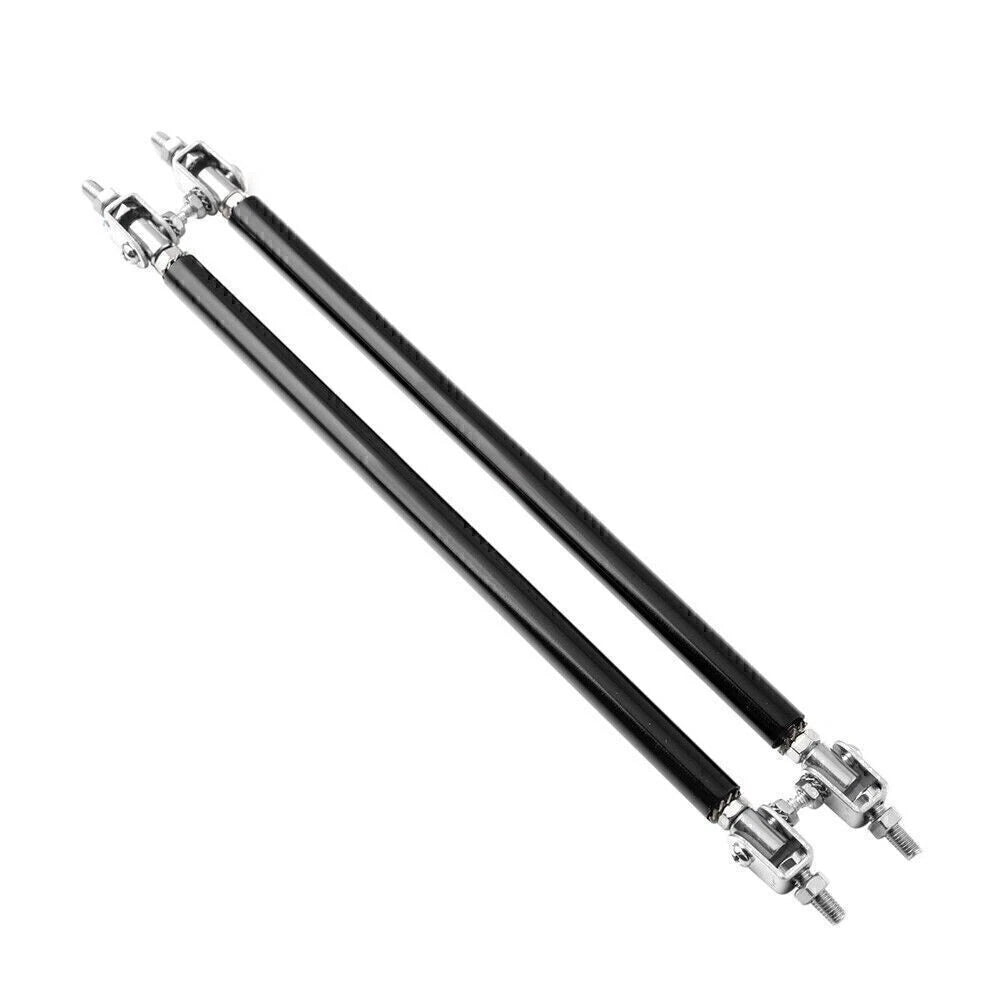 Adjustable Front Bumper Lip Splitter Strut Rod Tie Support Bar for Universal