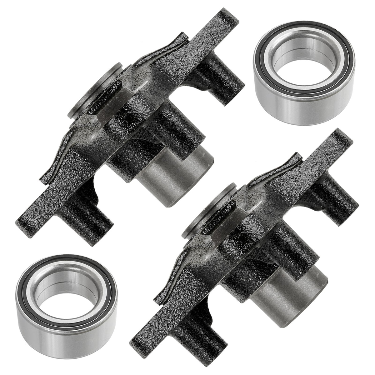 Rear Wheel Hub With Bearing Replacement for Polaris (2004–2009)