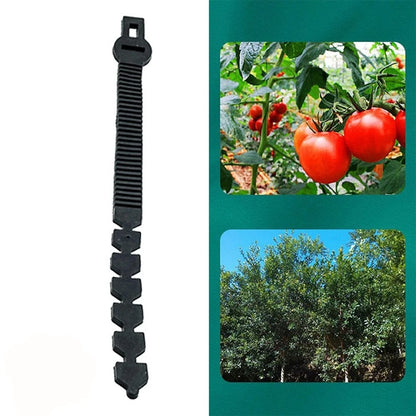 Set of 10 Adjustable Rubber Plant Ties for Garden Tree Support