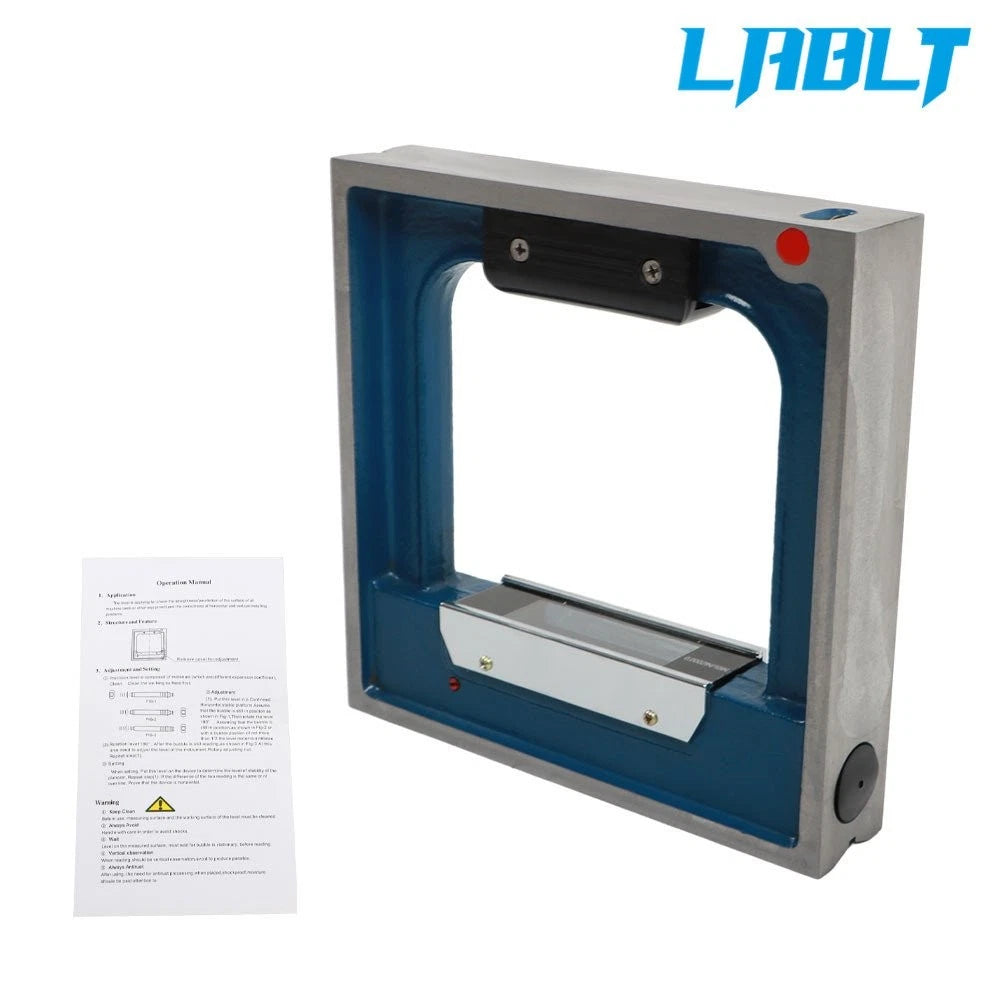 8" Precision Frame Spirit Level .0002" Graduation for Automotive Use