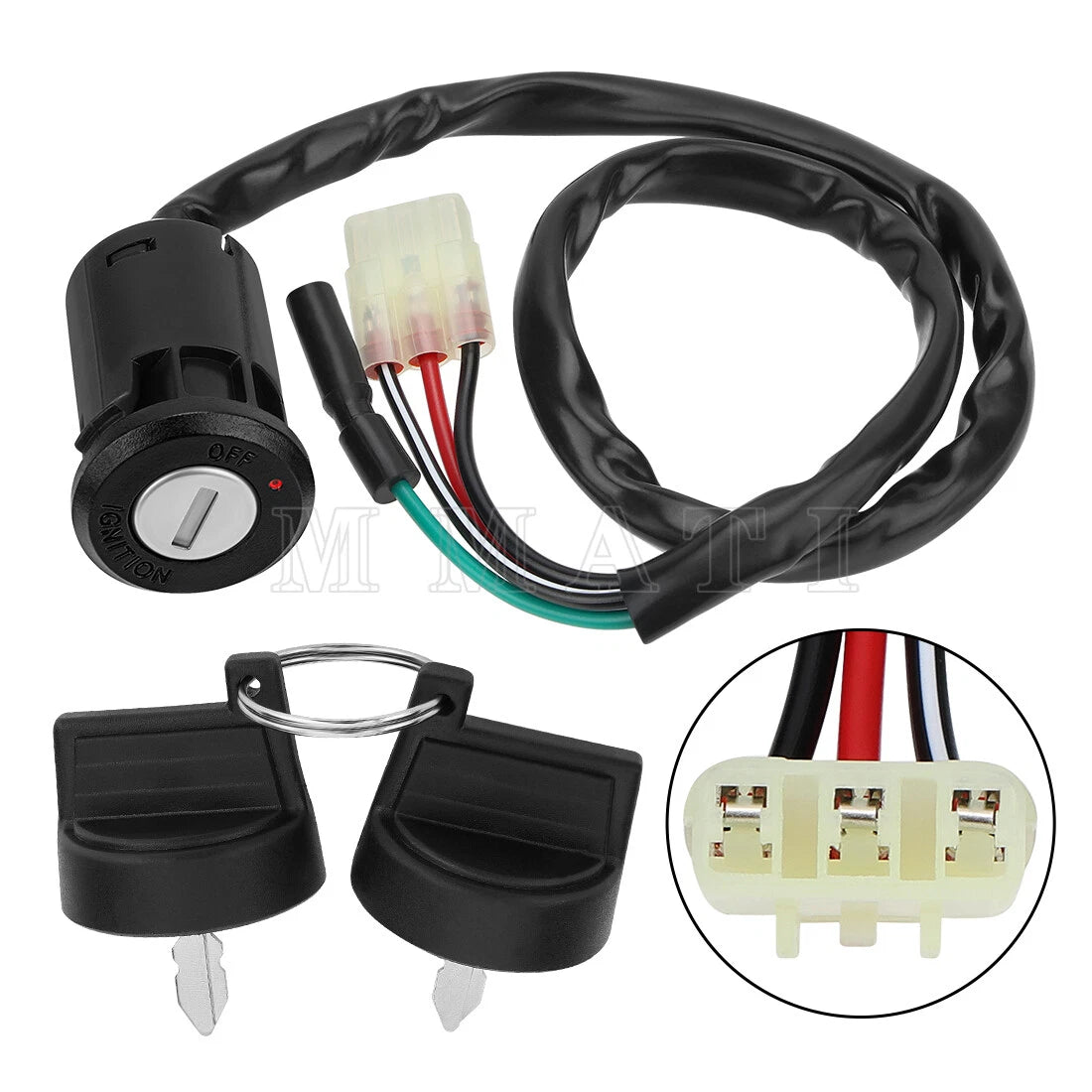 Ignition Key Switch for Honda TRX200 TRX200D (1990–1997)
