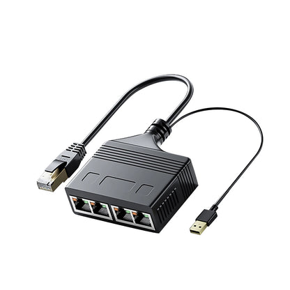 Ethernet Splitter RJ45 Cable 1 IN 4 Out for Network Devices