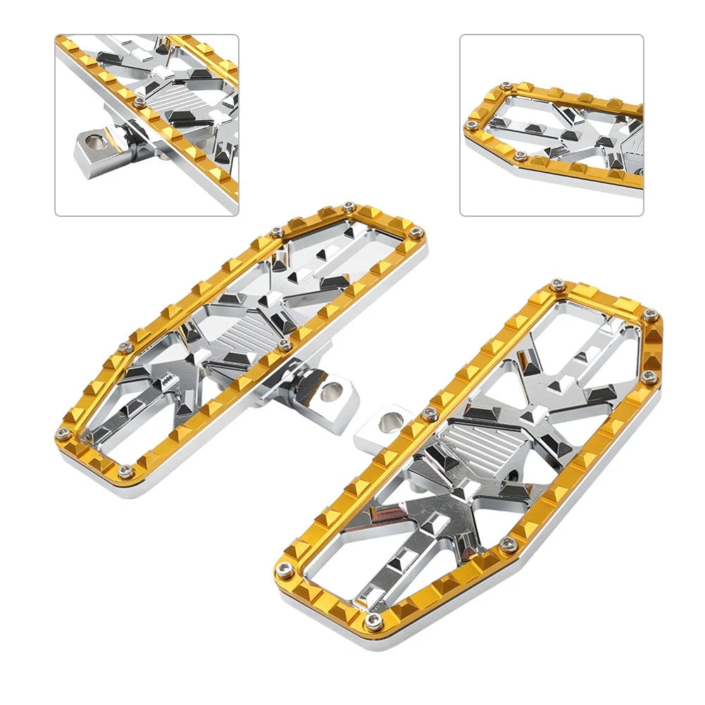 Rear Passenger Footpeg Footrest for Harley Road King Electra Glide