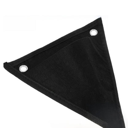 2X Hanging Flower Pot Bag for Walls - Non Woven Black