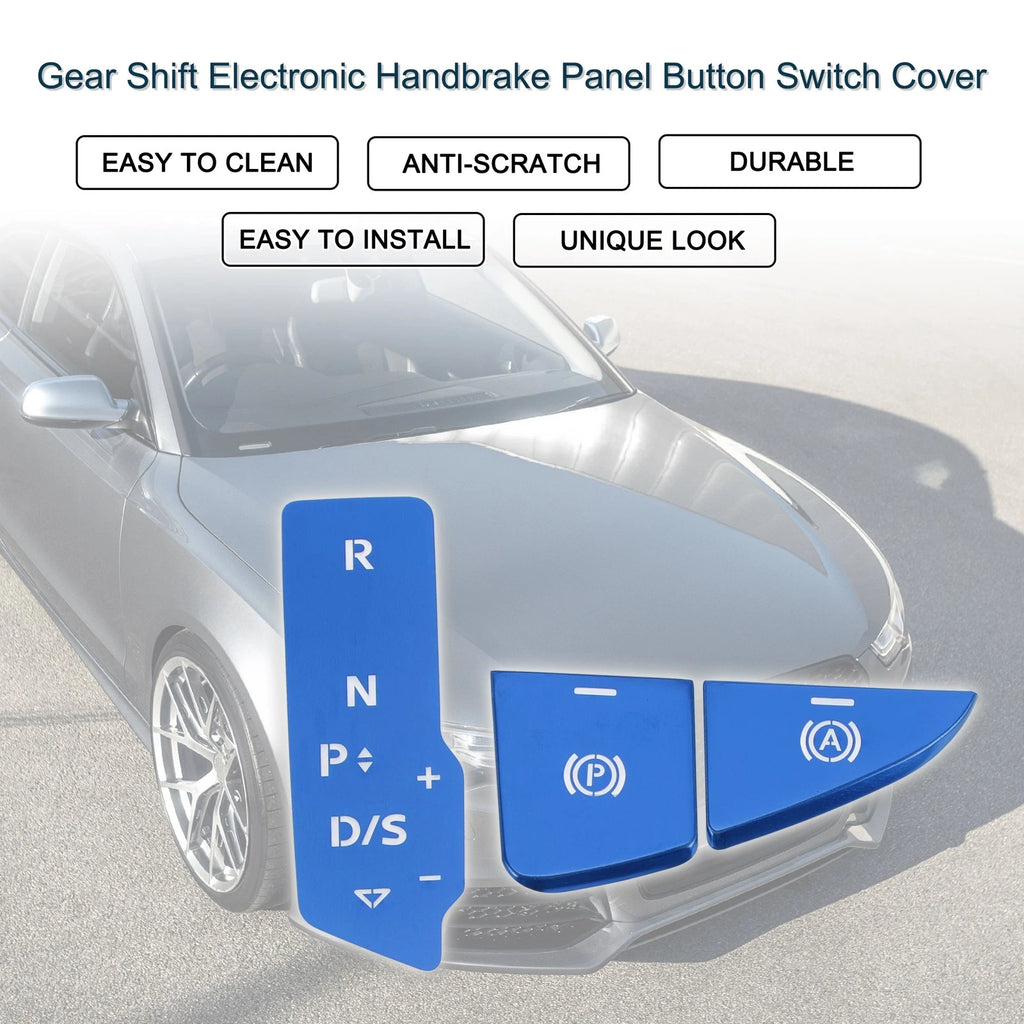 Gear Shift Handbrake Panel Button Switch Cover for Audi A5 A4L (2020–2024)