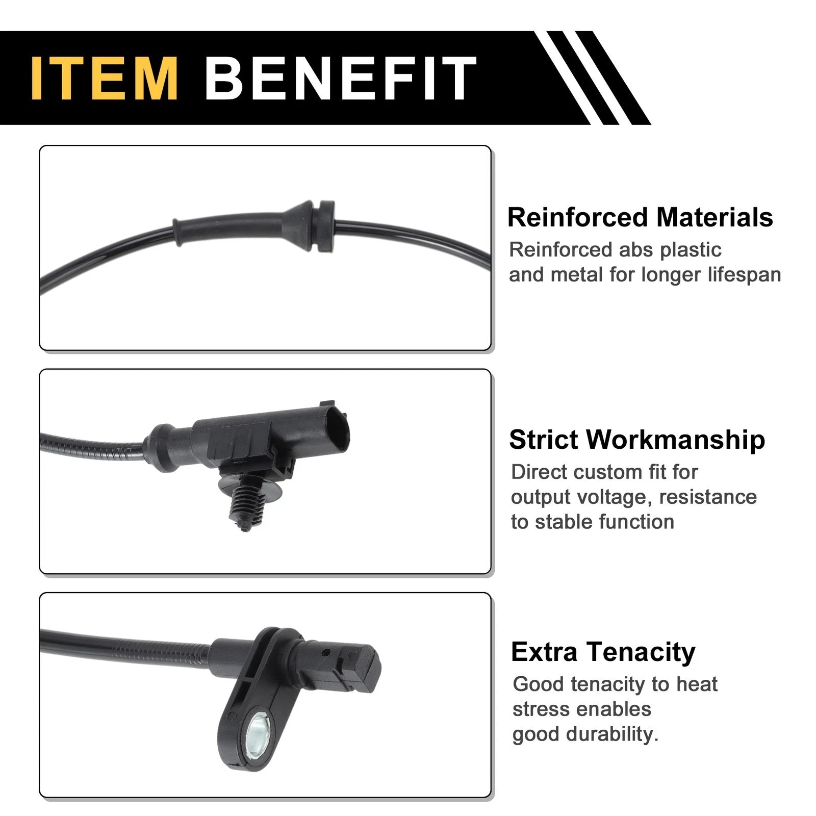 ABS Wheel Speed Sensor No. 47900ED00A for Nissan Cube (2007–2012) Rear Right