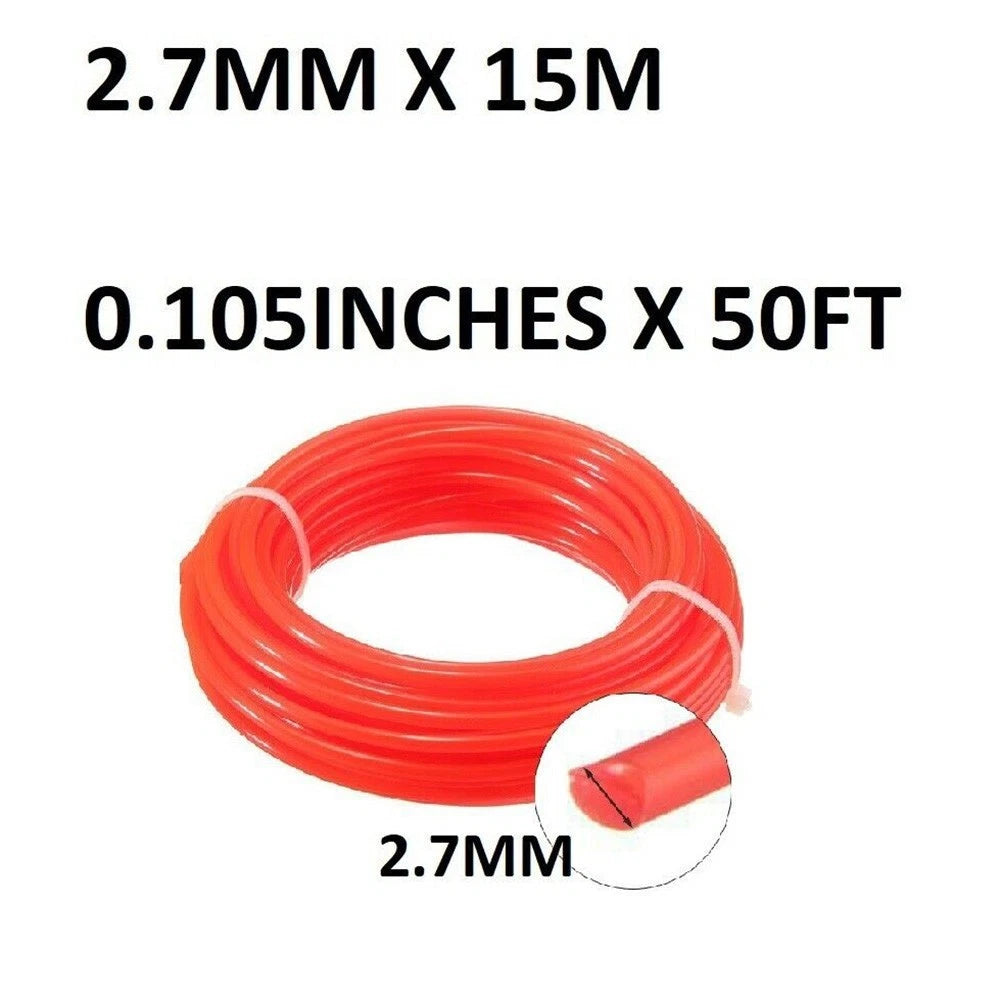 15m High Performance Garden Trimming Wire - Orange