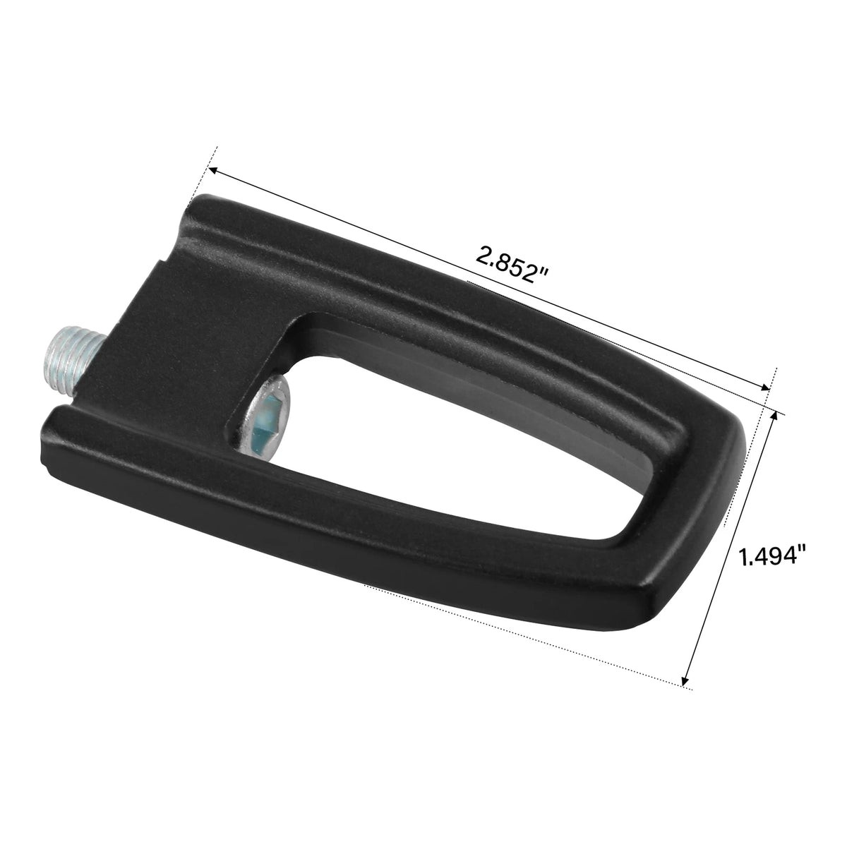 Matte Black Brake Pedal Pegs for Harley Softail (2018–2024)