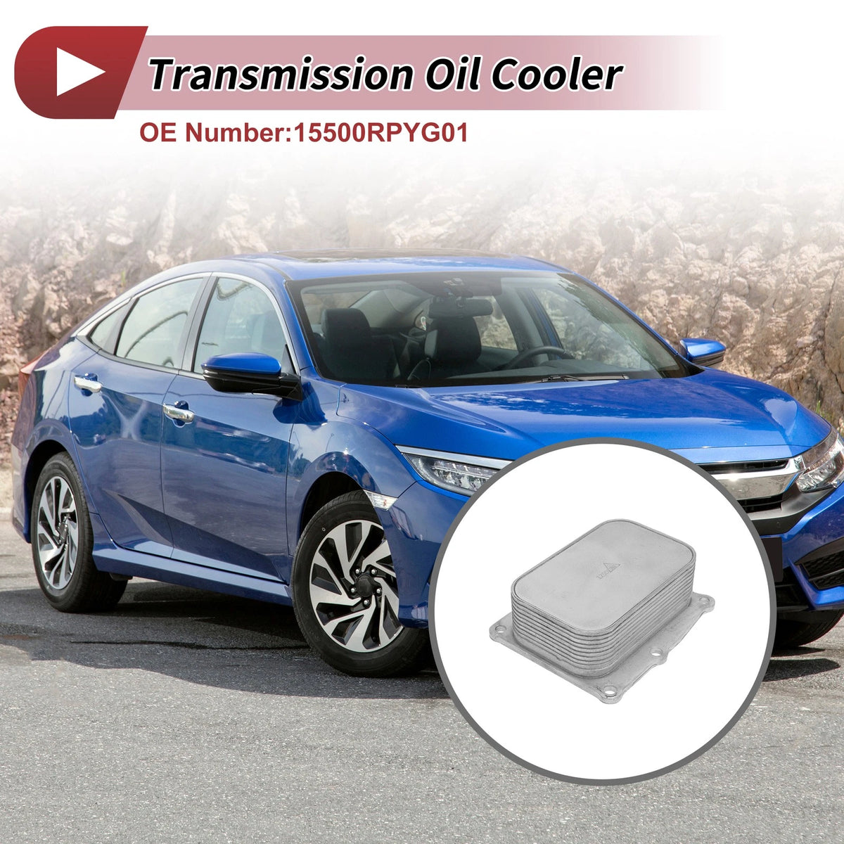 Engine Oil Cooler for Honda Civic (2017–2023) No. 15500RPYG01 1 Pcs