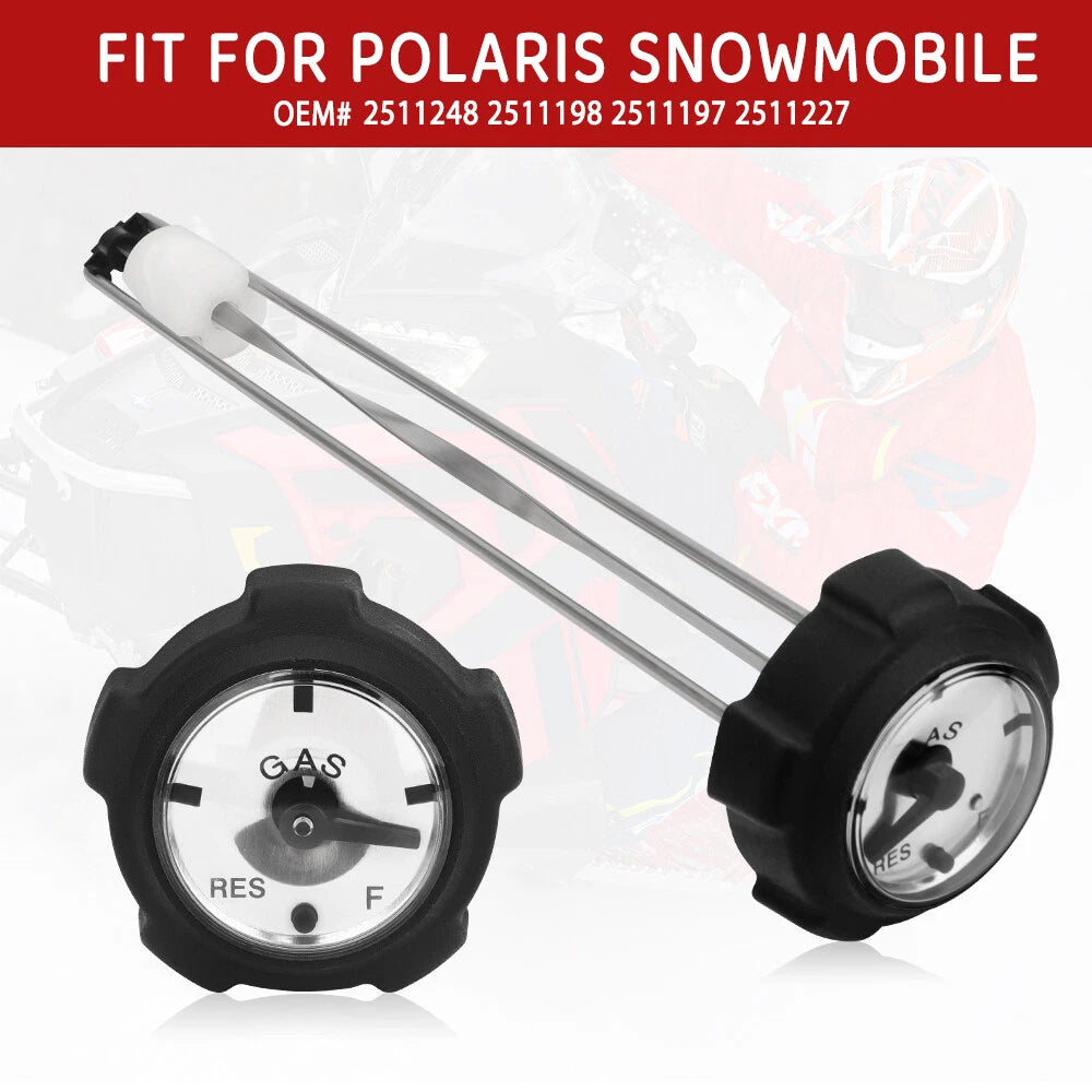 Fuel Gas Gauge Cap for Polaris Snowmobile 440 500 600 650 700 (1990–2023) 2511248 2511198