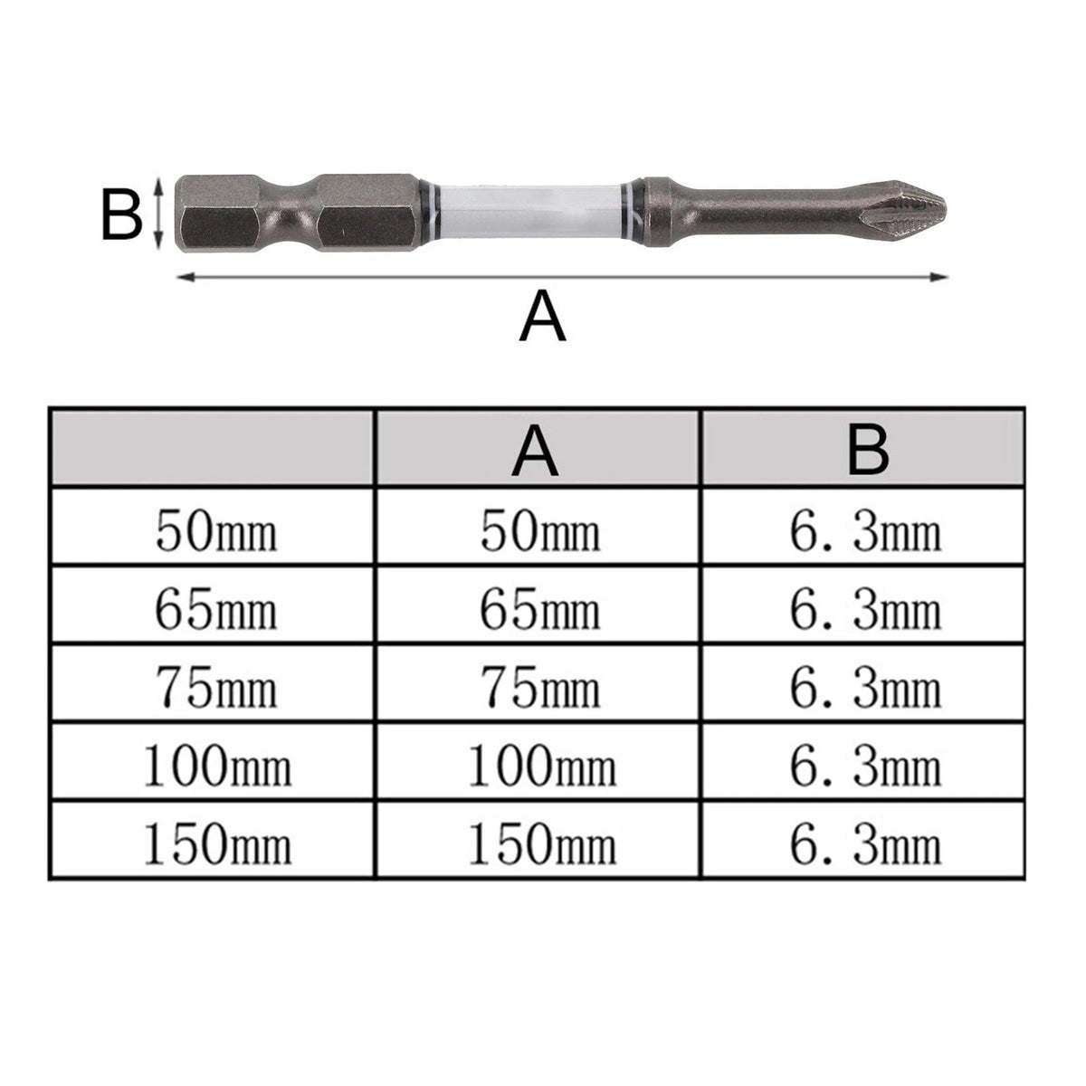 1PC Magnetic Cross Driver Bit for Electric Drills