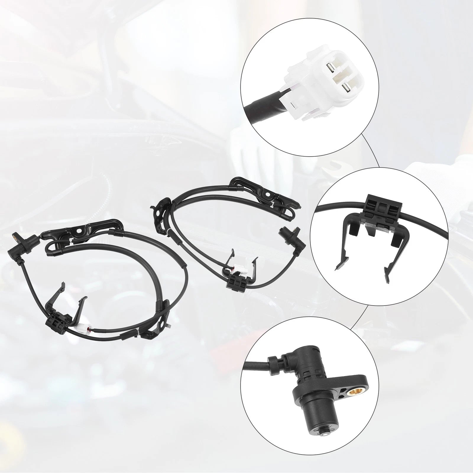 ABS Wheel Speed Sensor Front Left Right Set for Lexus ES350 (2007–2020)