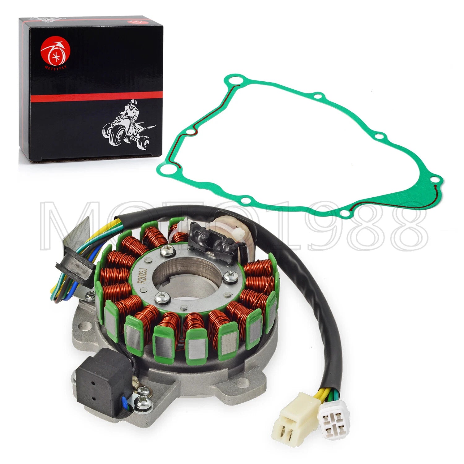 Stator Plate Gasket for Yamaha Timberwolf 250 YFB250 2WD (1994–1998) 4BD-85510-20-00