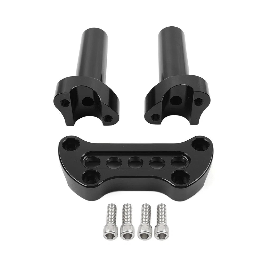 Handlebar Riser Top Clamp Mount for Harley Sportster Softail (2000–2023)