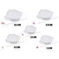 5 Piece Dumpling Making Tool Set with Multiple Size Molds