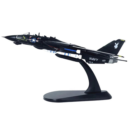 F-14 Tomcat Model Aircraft for Military Collection (1:100 Scale)