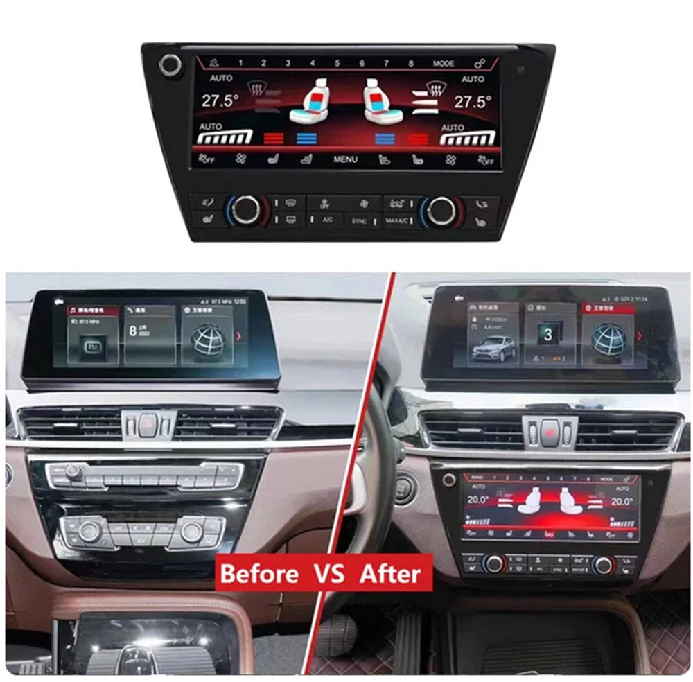 10.25" Touch Screen A/C Control Panel for BMW X1 (2016–2022)