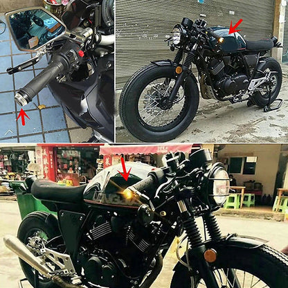 2X Handlebar Signal Lights for Motorcycle (12V)